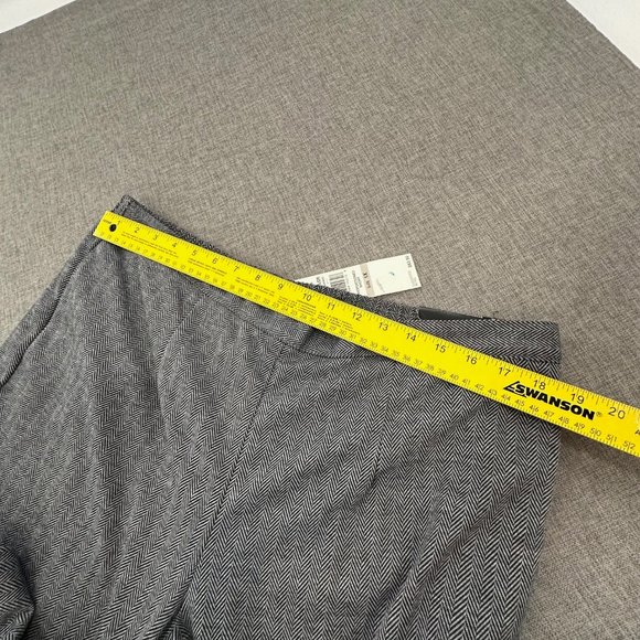 New! Womens Alfred Dunner Empire State Pants Herringbone Pull-On Straight Leg 1X - Picture 10 of 13
